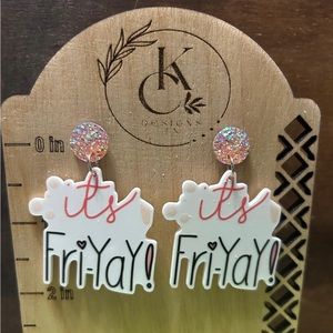 Fri-yay earrings